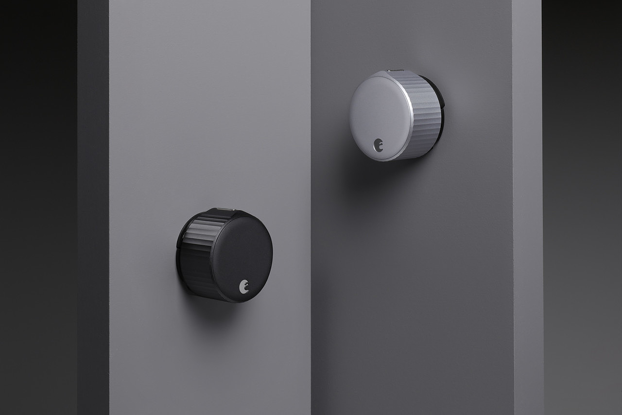 august，Intelligent door lock，Digital，product design，