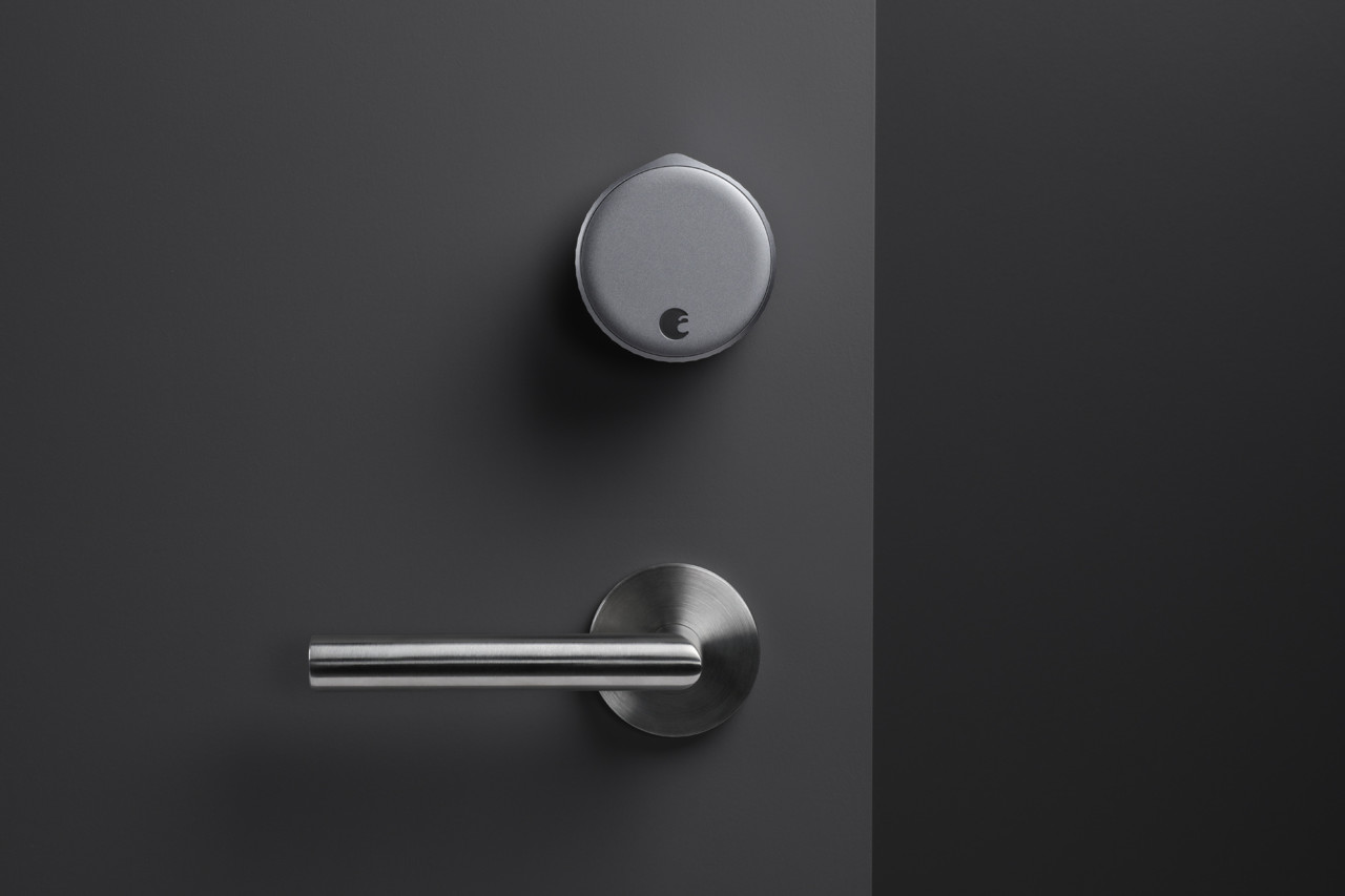 august，Intelligent door lock，Digital，product design，