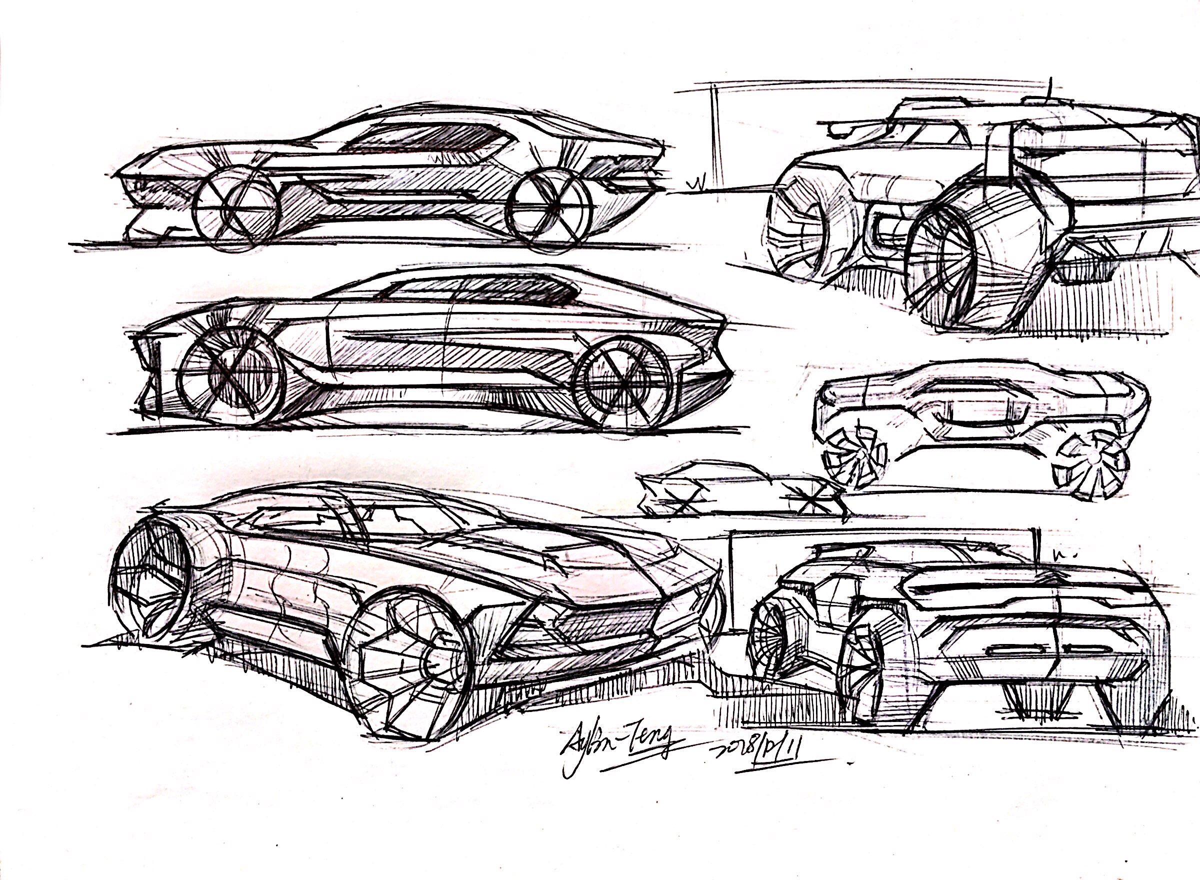 Teng Yilin，Hand drawn product design，Hand drawn industrial design，Designer's hand-painted book，Pursue dream Jiangnan Design Postgraduate Entrance Examination，