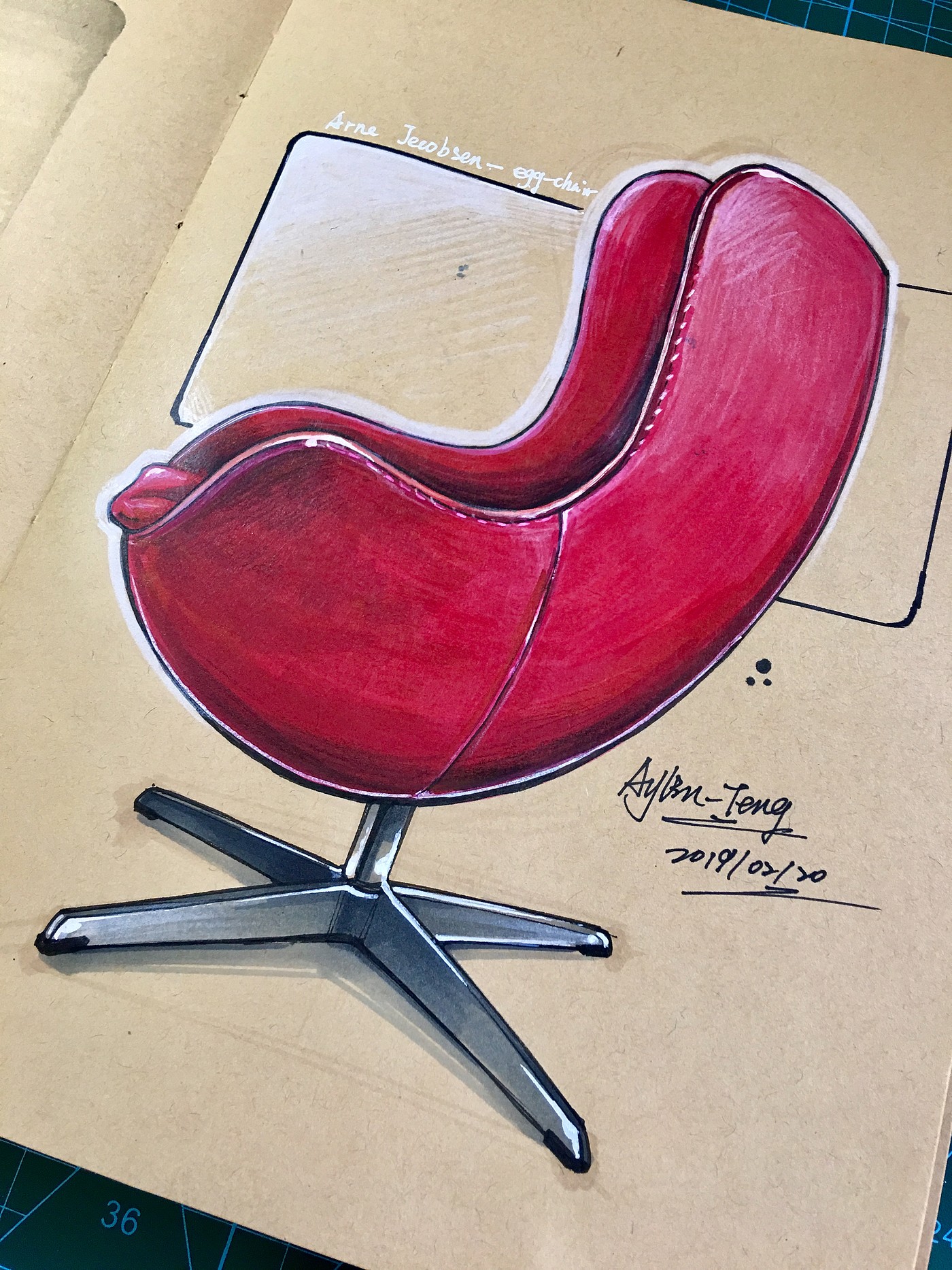 Teng Yilin，Hand drawn product design，Hand drawn industrial design，Designer's hand-painted book，Pursue dream Jiangnan Design Postgraduate Entrance Examination，