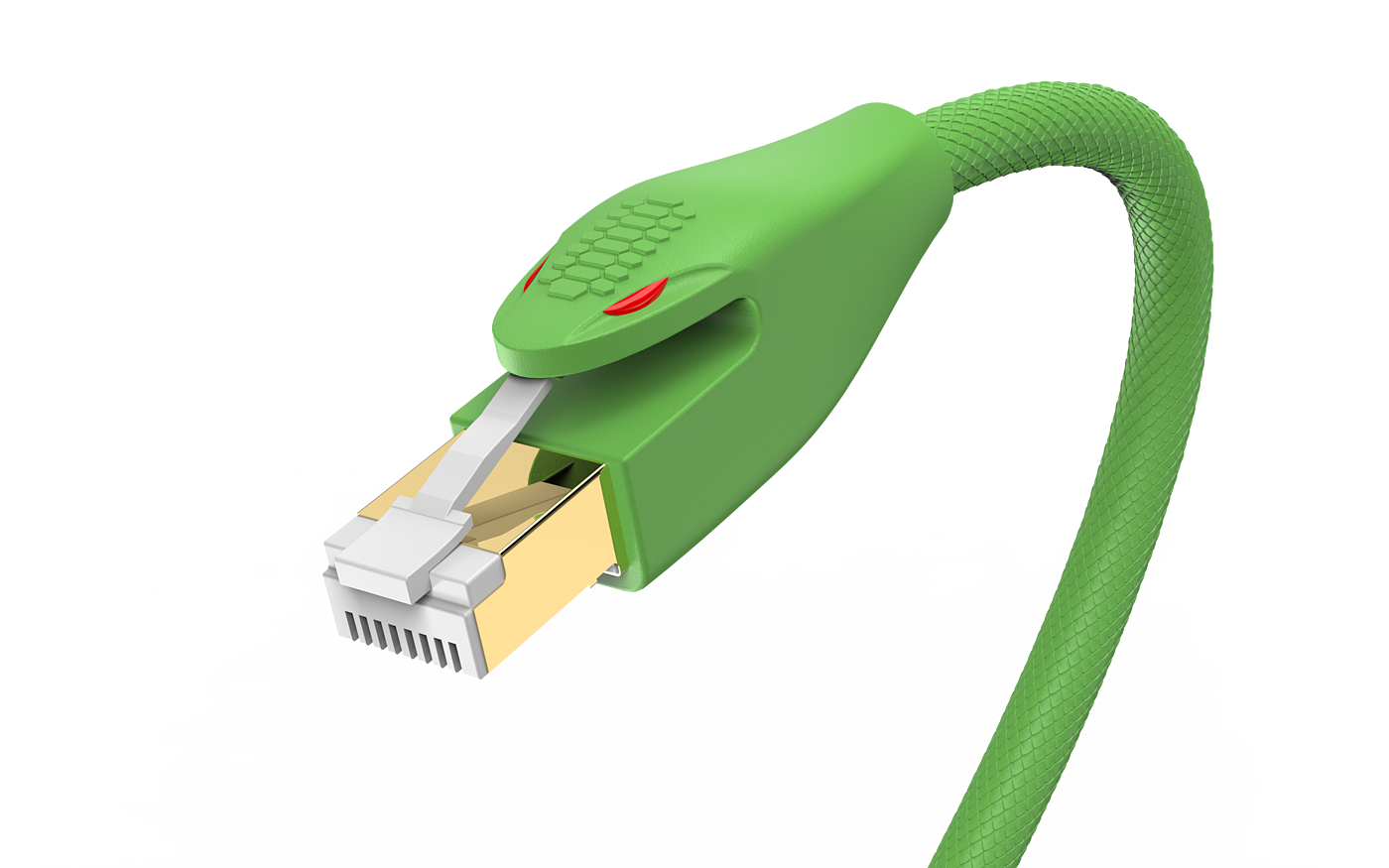 snake，Crazy Python，Network cable，rhino，keyshot，