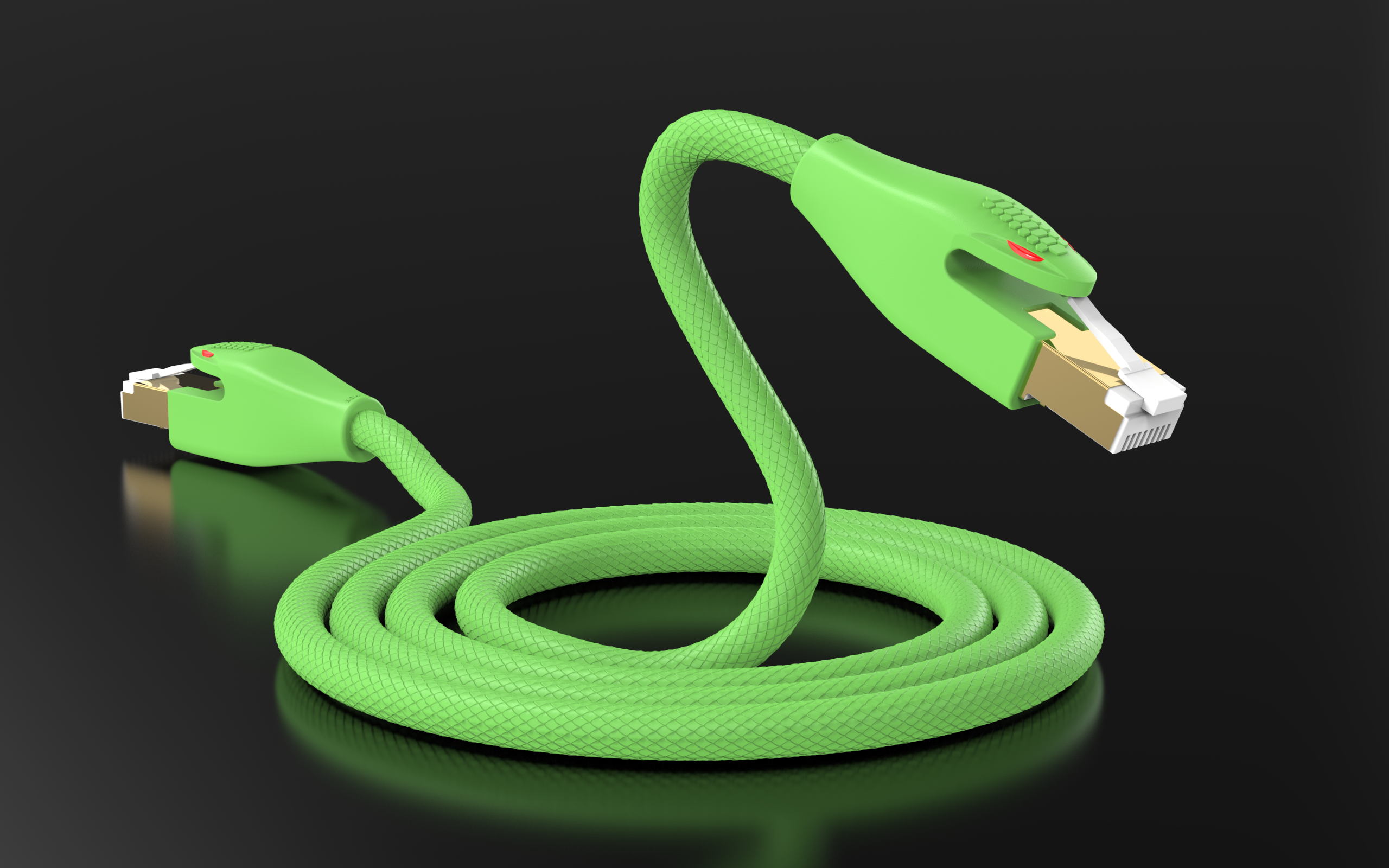 snake，Crazy Python，Network cable，rhino，keyshot，