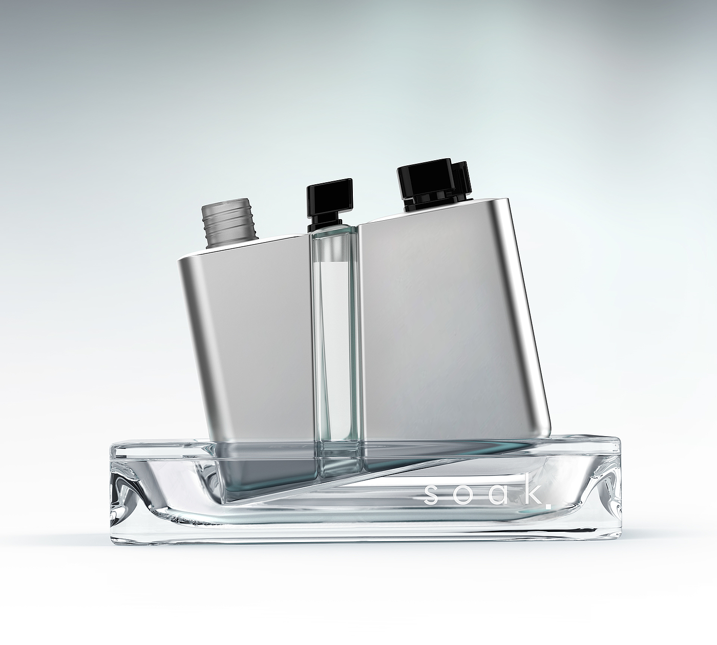 silvery white，Skin Care ，SOAK，skin care products，