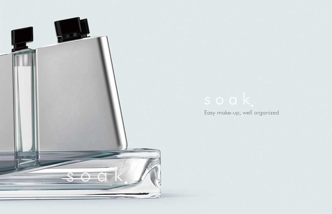 silvery white，Skin Care ，SOAK，skin care products，