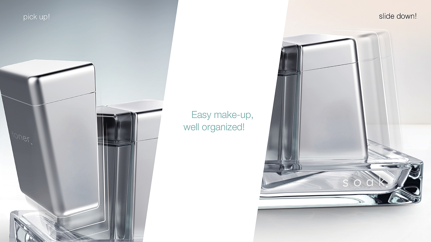silvery white，Skin Care ，SOAK，skin care products，