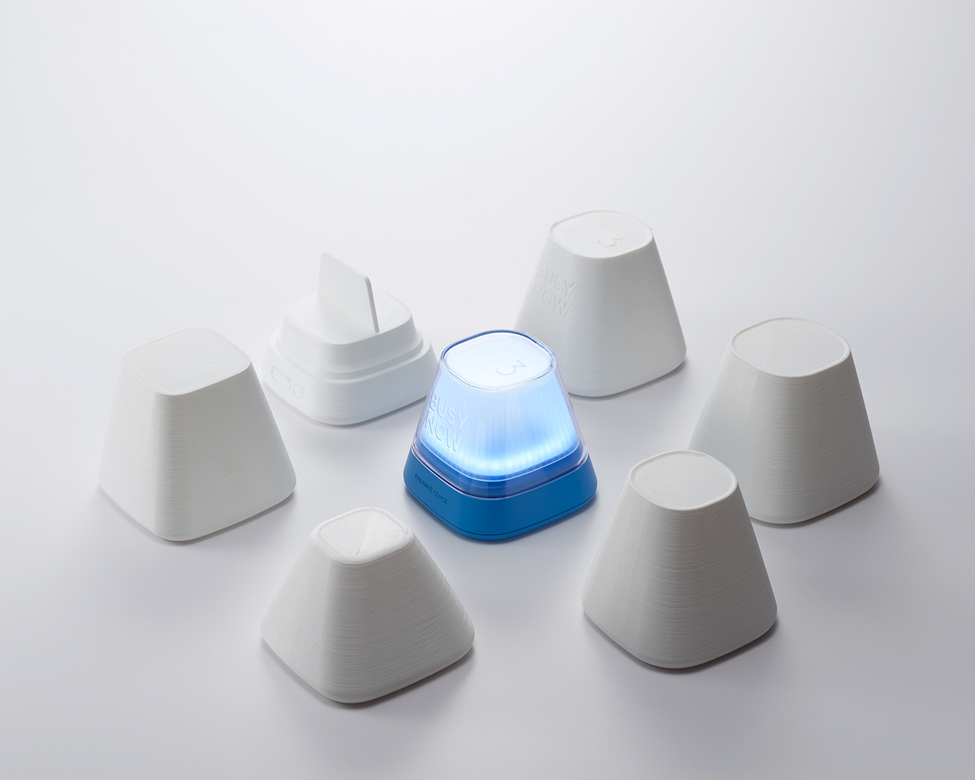 BKID co，blue，alarm clock，Balance Clock，