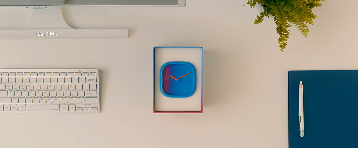 BKID co，蓝色，闹钟，Balance Clock，
