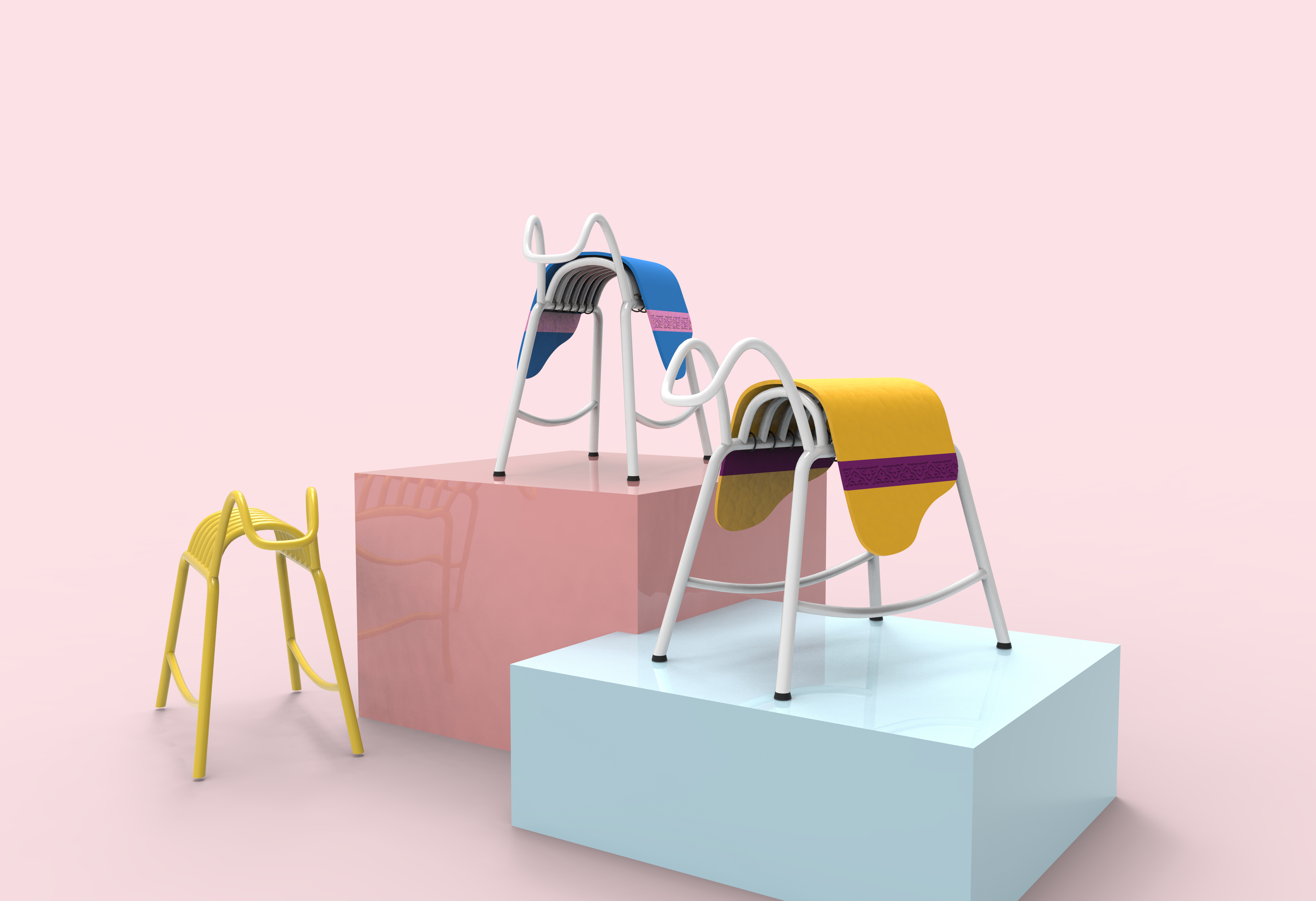 Horse culture leisure seat，