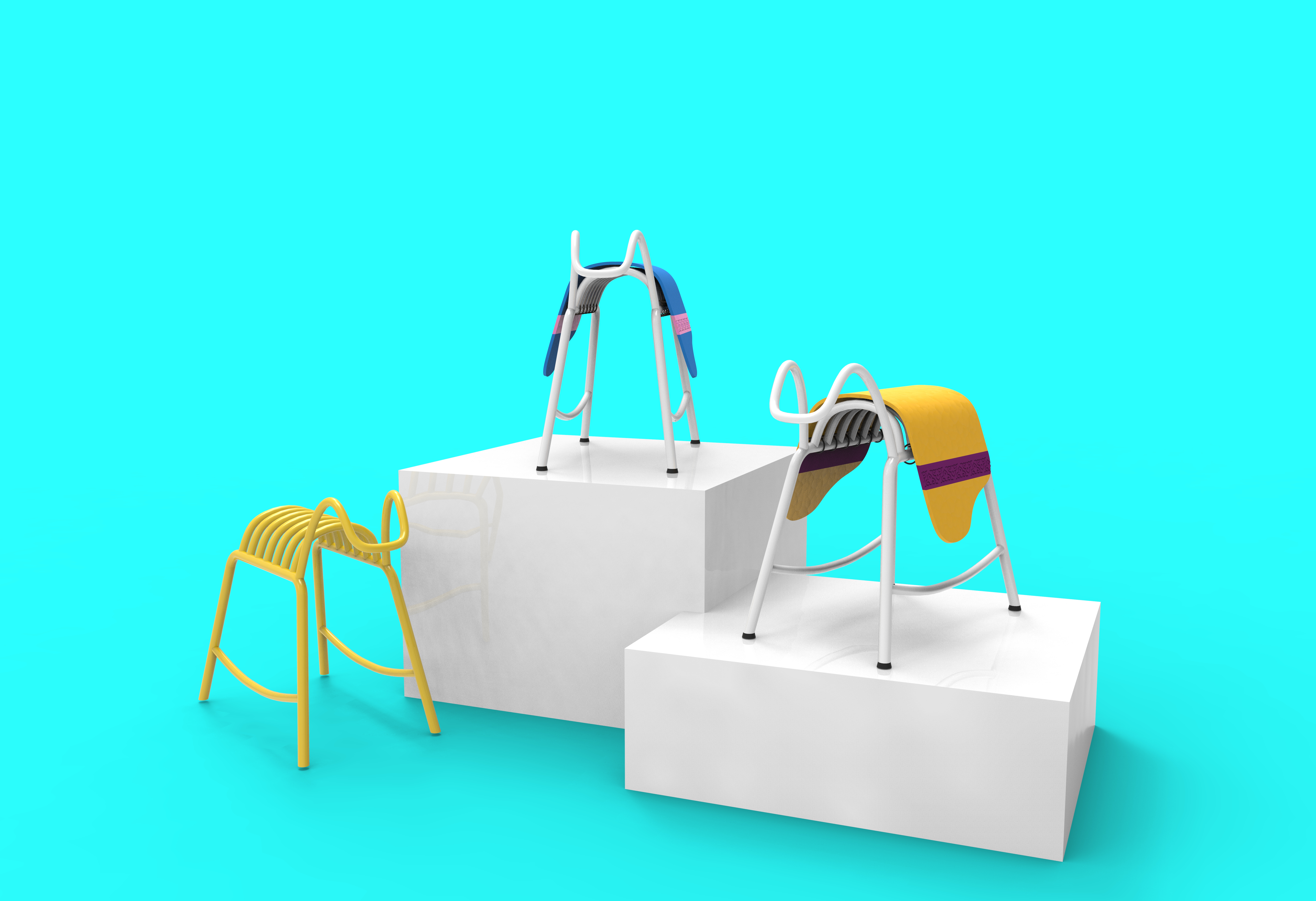 Horse culture leisure seat，