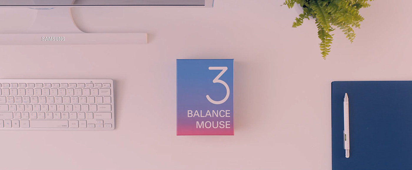 mouse，Creative design，Balance Mouse，BKID co，white，