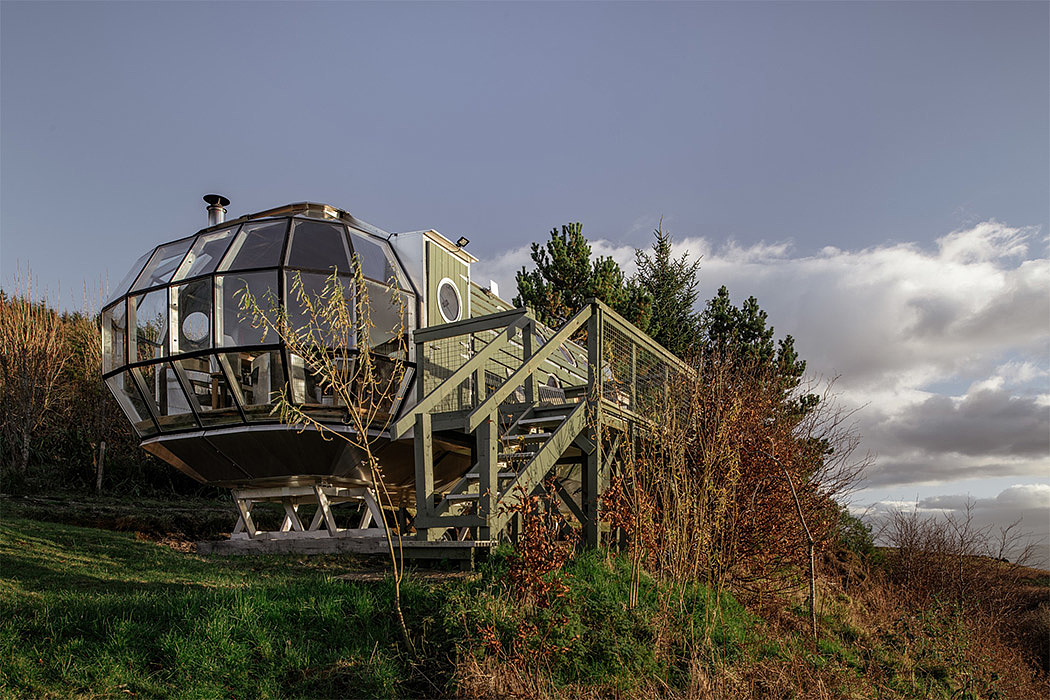 AirShip 002，度假小屋，建筑，室内设计，