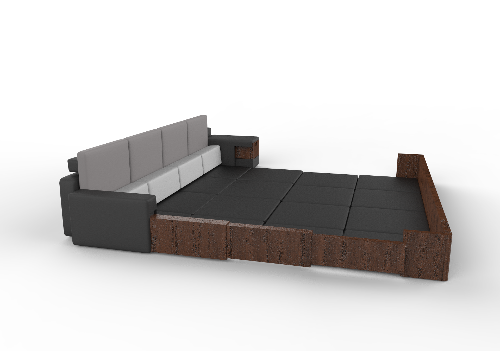 Sofa and bed, multifunctional，