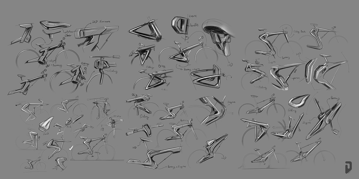 Bicycle，fold，vehicle，function，