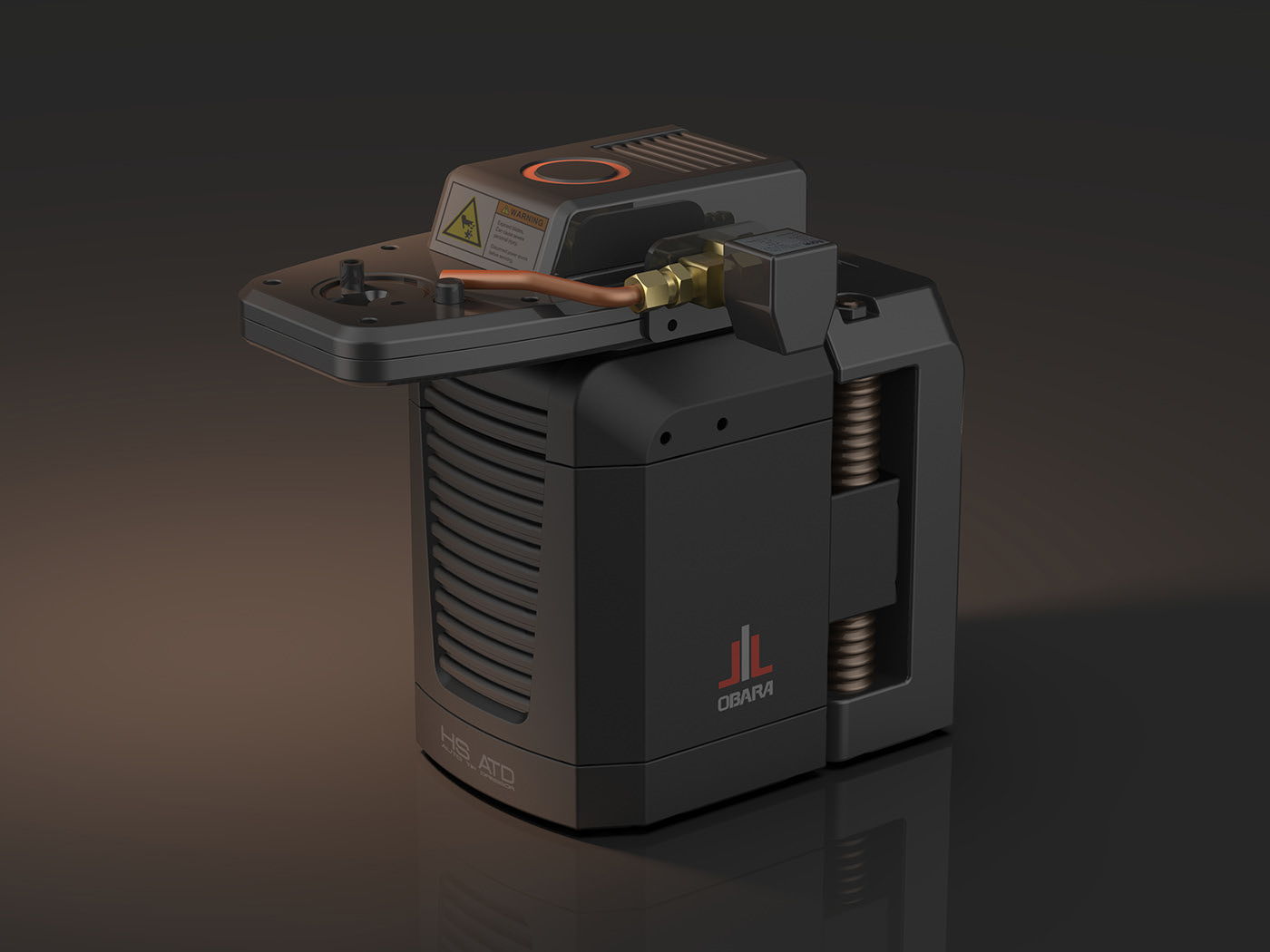 automobile，Trimming welding nozzle，modeling，Render，