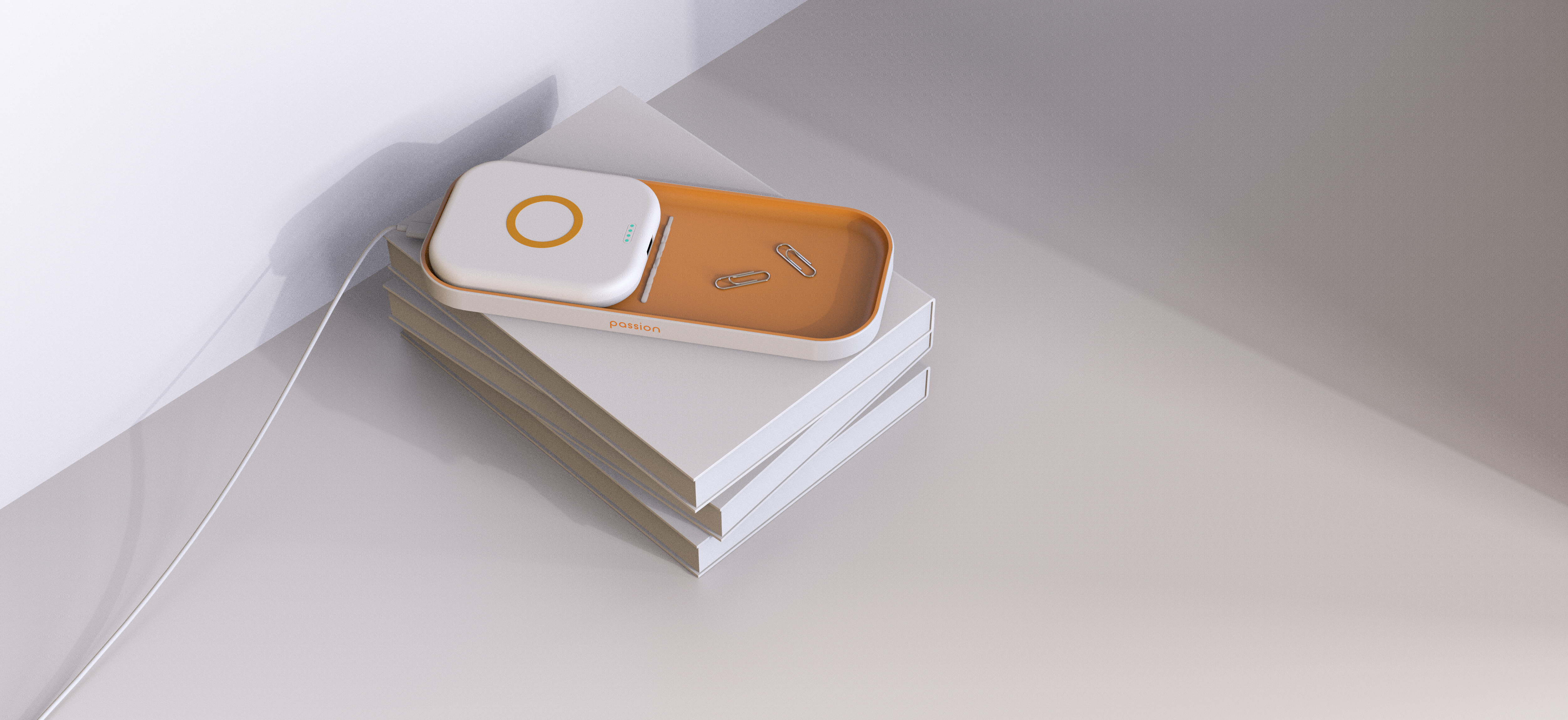 storage tray，Wireless charging，portable battery，