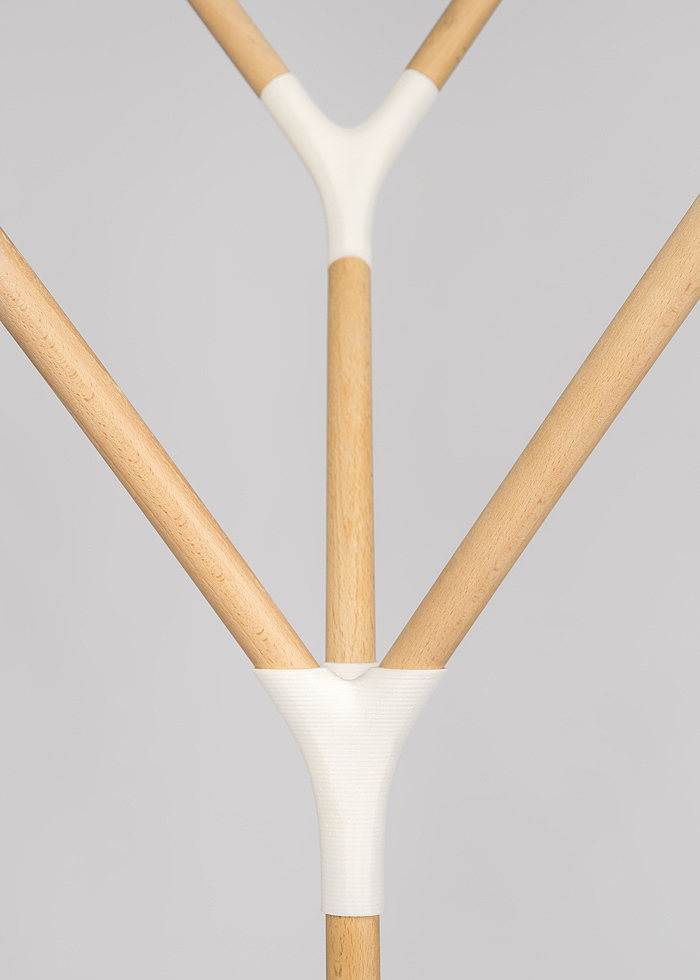 Home Furnishing，coat hanger，Botany，wood，Simplicity，