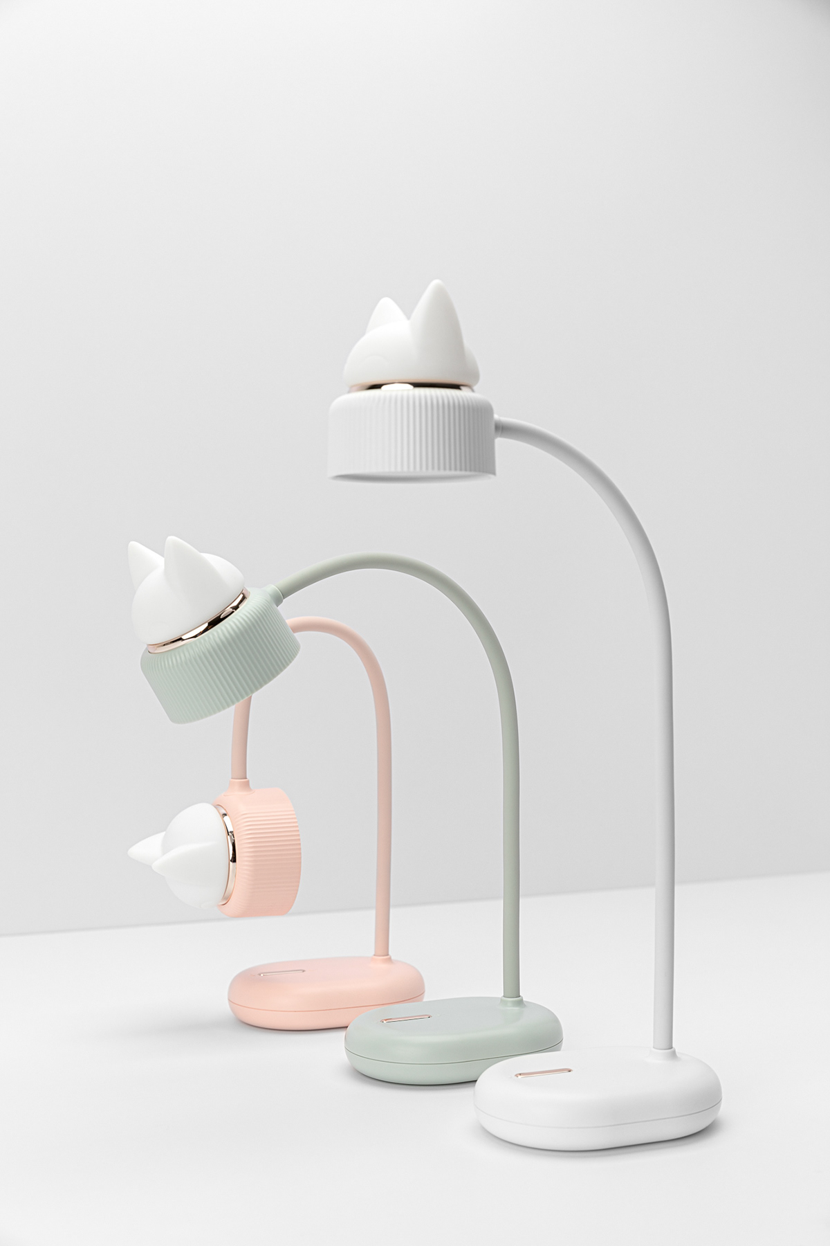 Cosmetic mirror，girl student，Desk lamp，Ins，