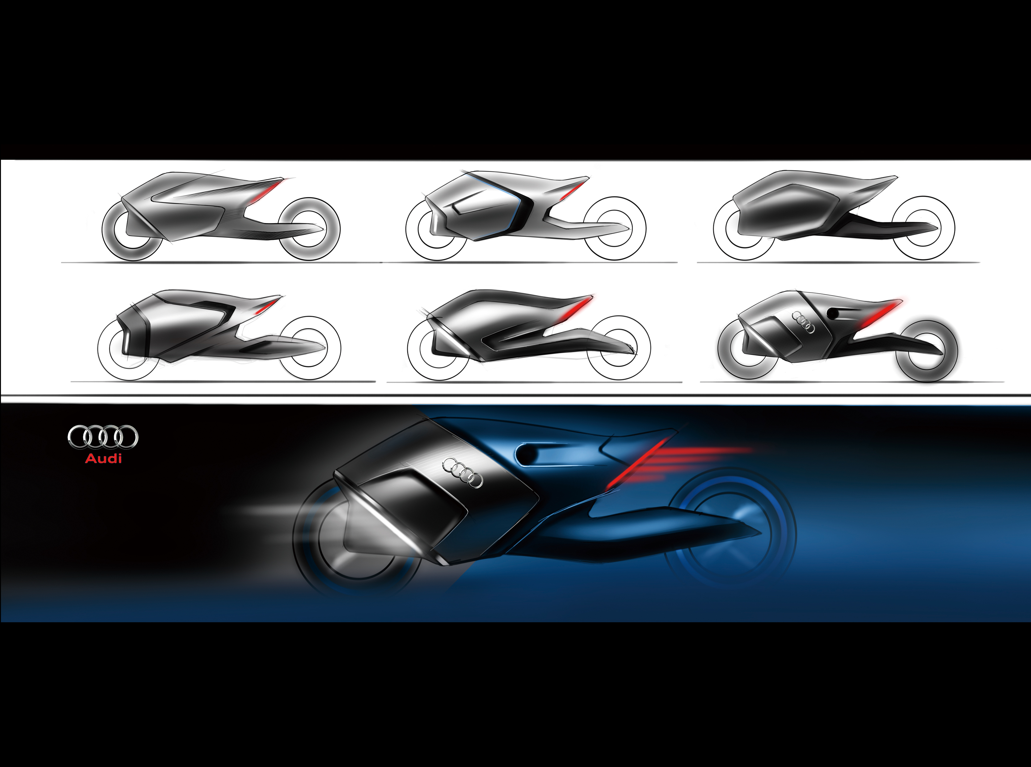 Car; motorcycle; PS hand drawn，