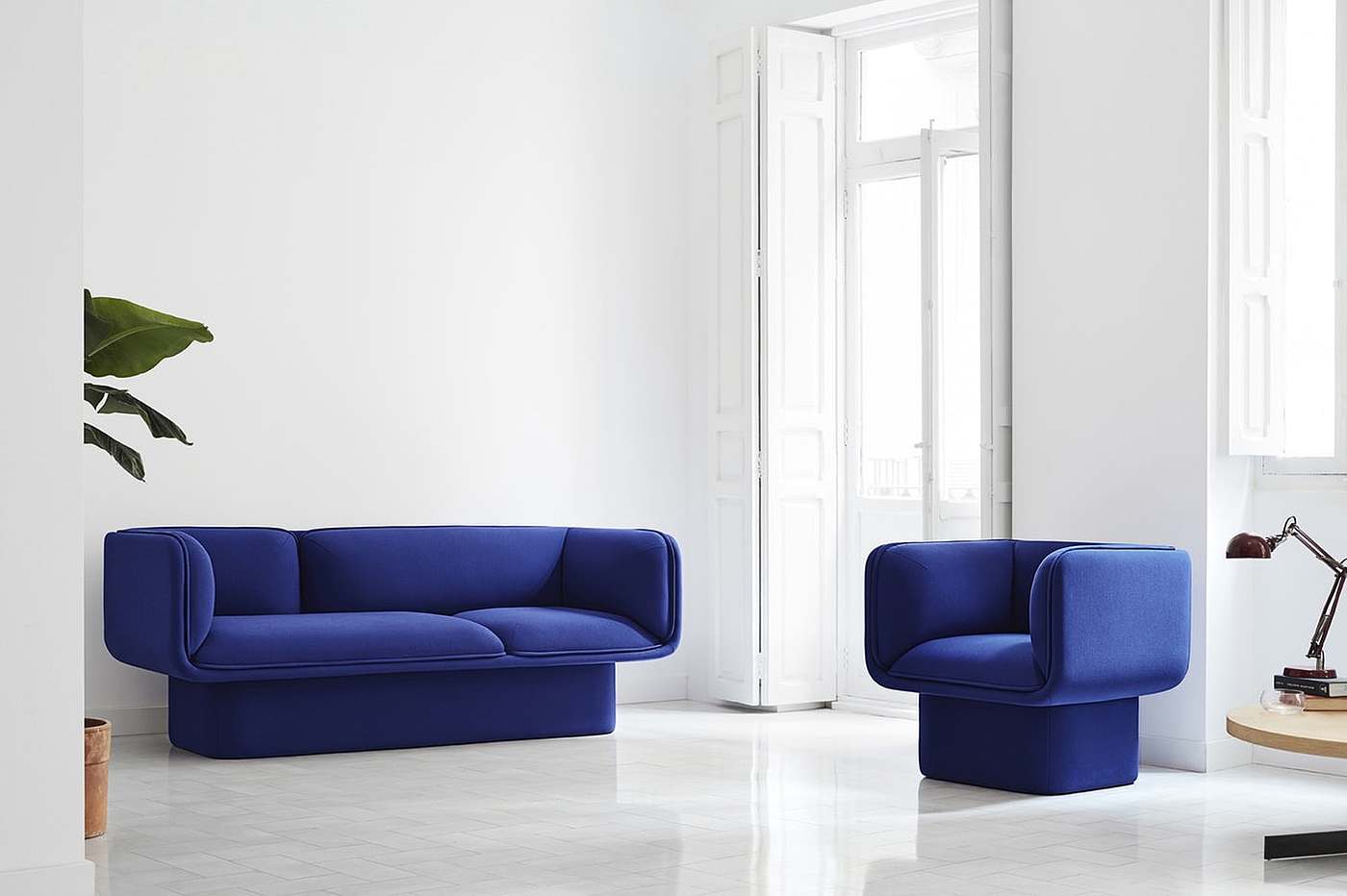 Monochrome design，geometry，Soft minimalism，furniture，
