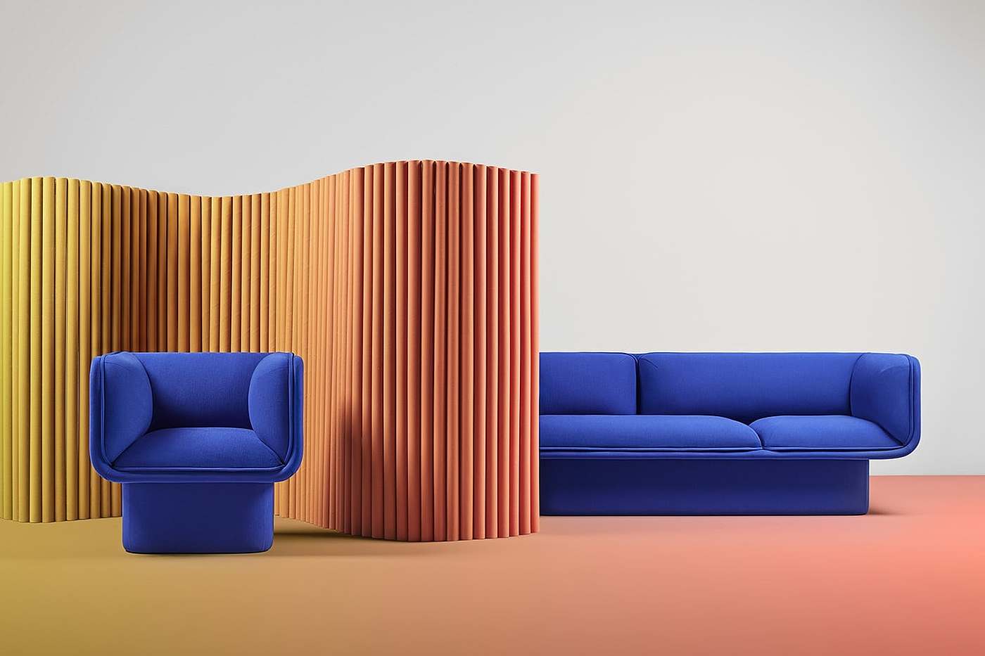 Monochrome design，geometry，Soft minimalism，furniture，