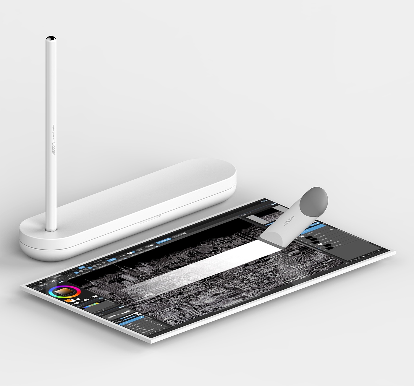 Hand drawn pen，Wacom，Interaction design，