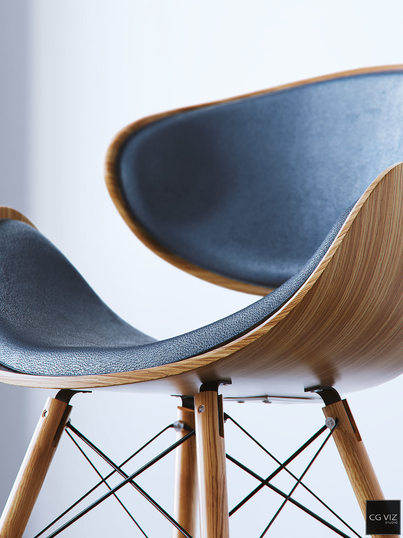 chair，visualization，wooden ，