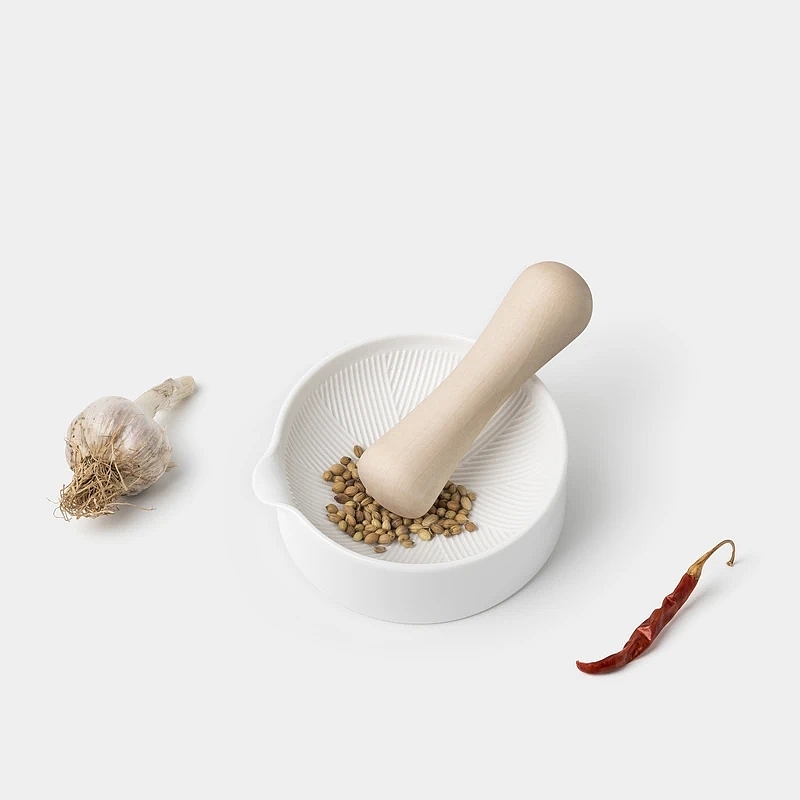 Garlic mortar，Mortar，Kitchenware，Shitaku Mortar，