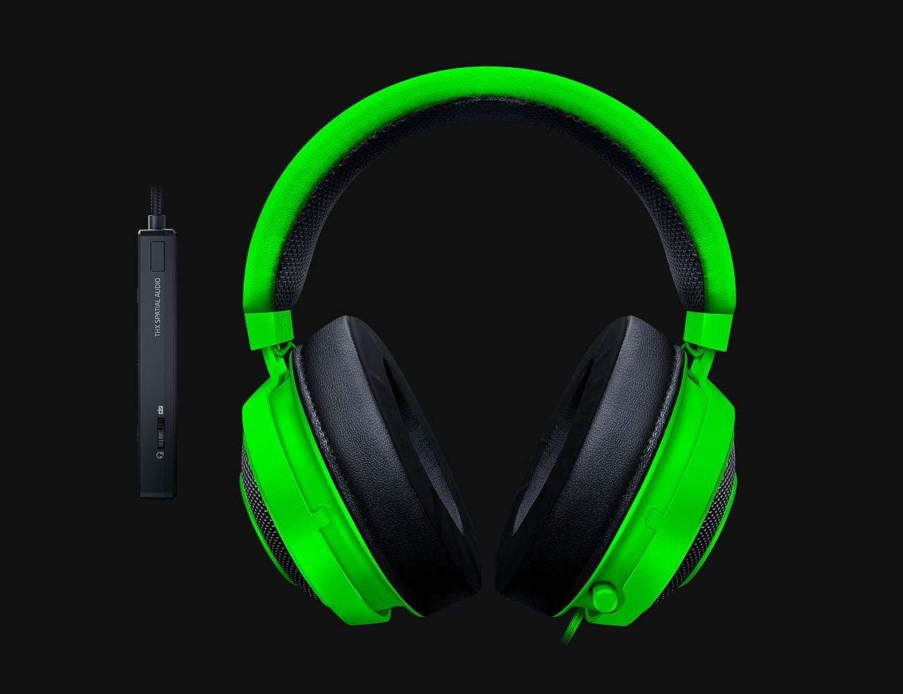 headset，Game headset，Competition major，green，Kraken the thunder snake，