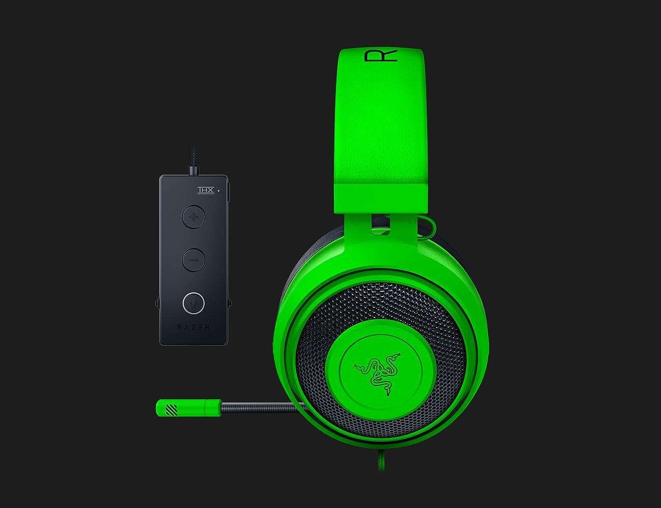 headset，Game headset，Competition major，green，Kraken the thunder snake，