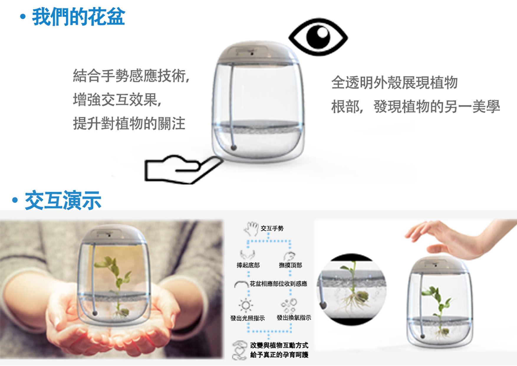 Intelligent flowerpot; Product interaction;，