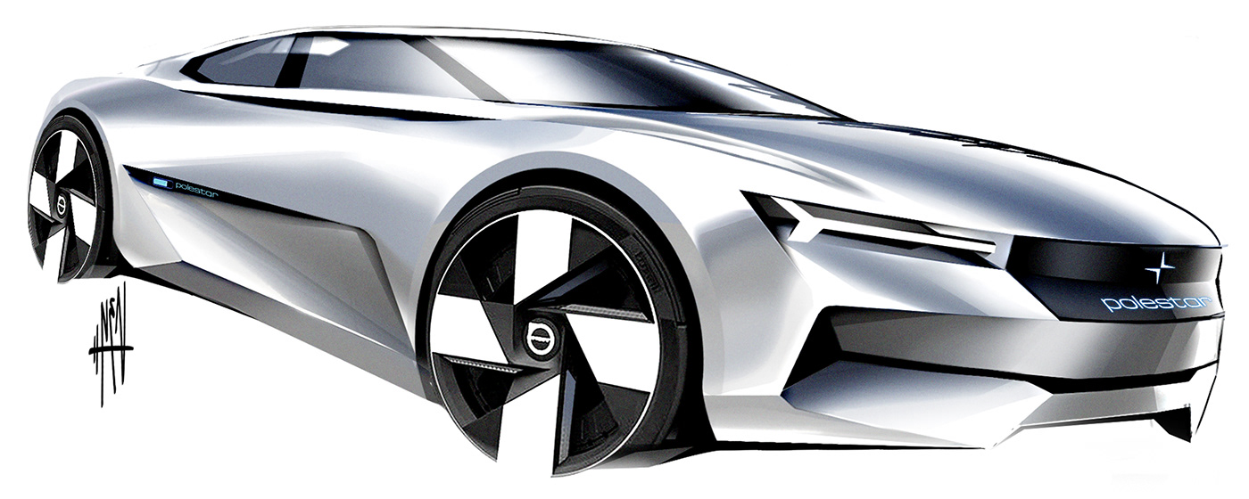 Free Sketches，Hand drawn，Automobile design，