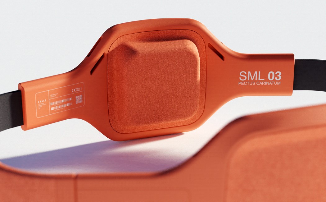 Brace，Chest band，orange，