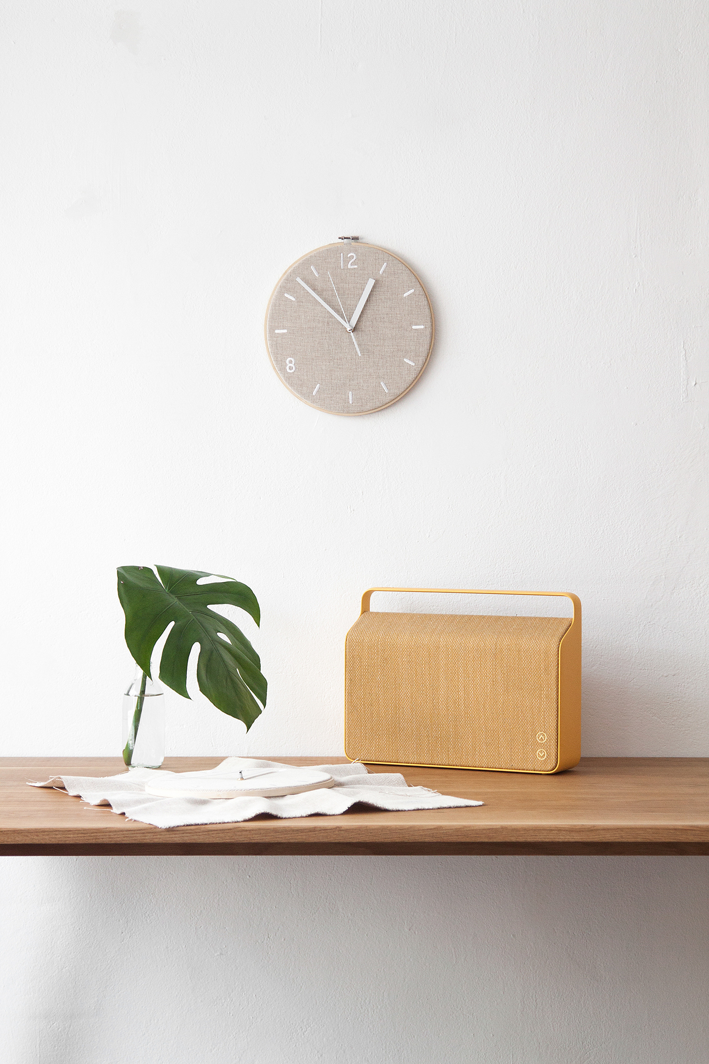 small home appliances，Fabric clock，Up，