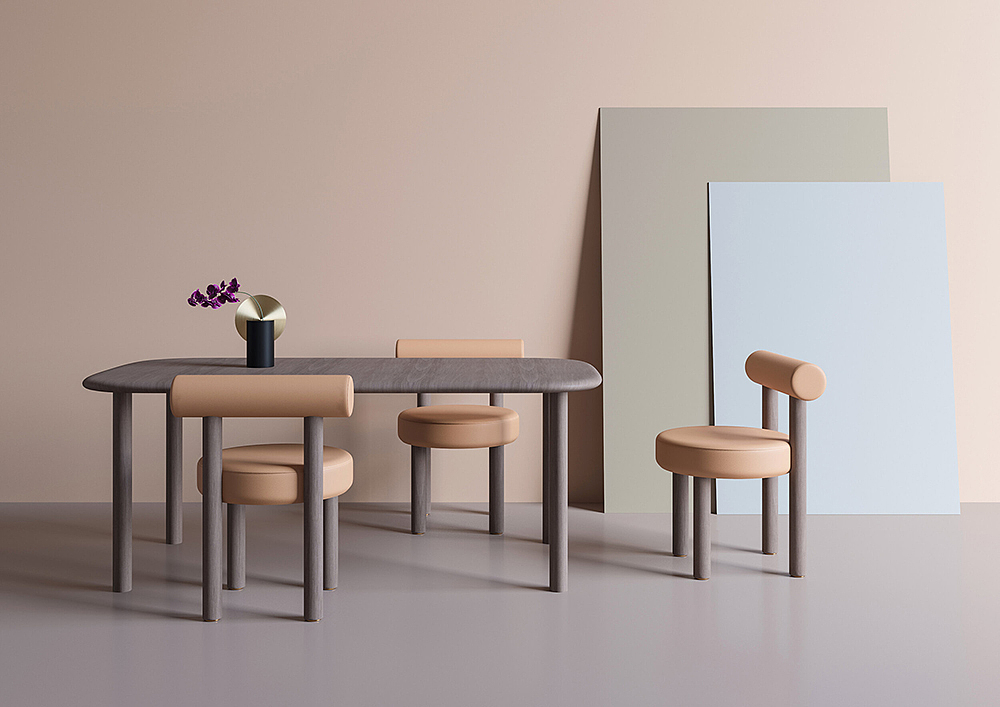Geometric products，concise，Bauhaus ，Seat design，