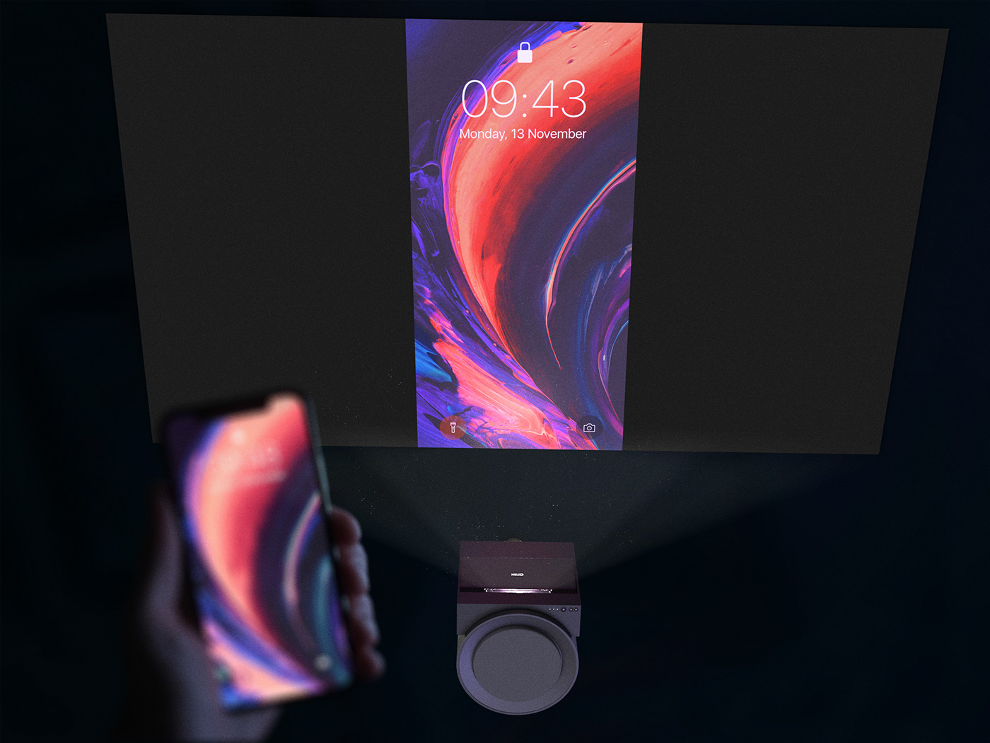 Short distance projection，product design，Projector，