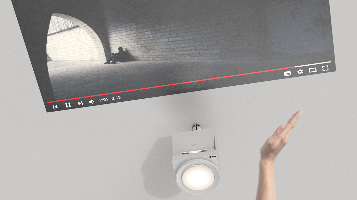 Short distance projection，product design，Projector，