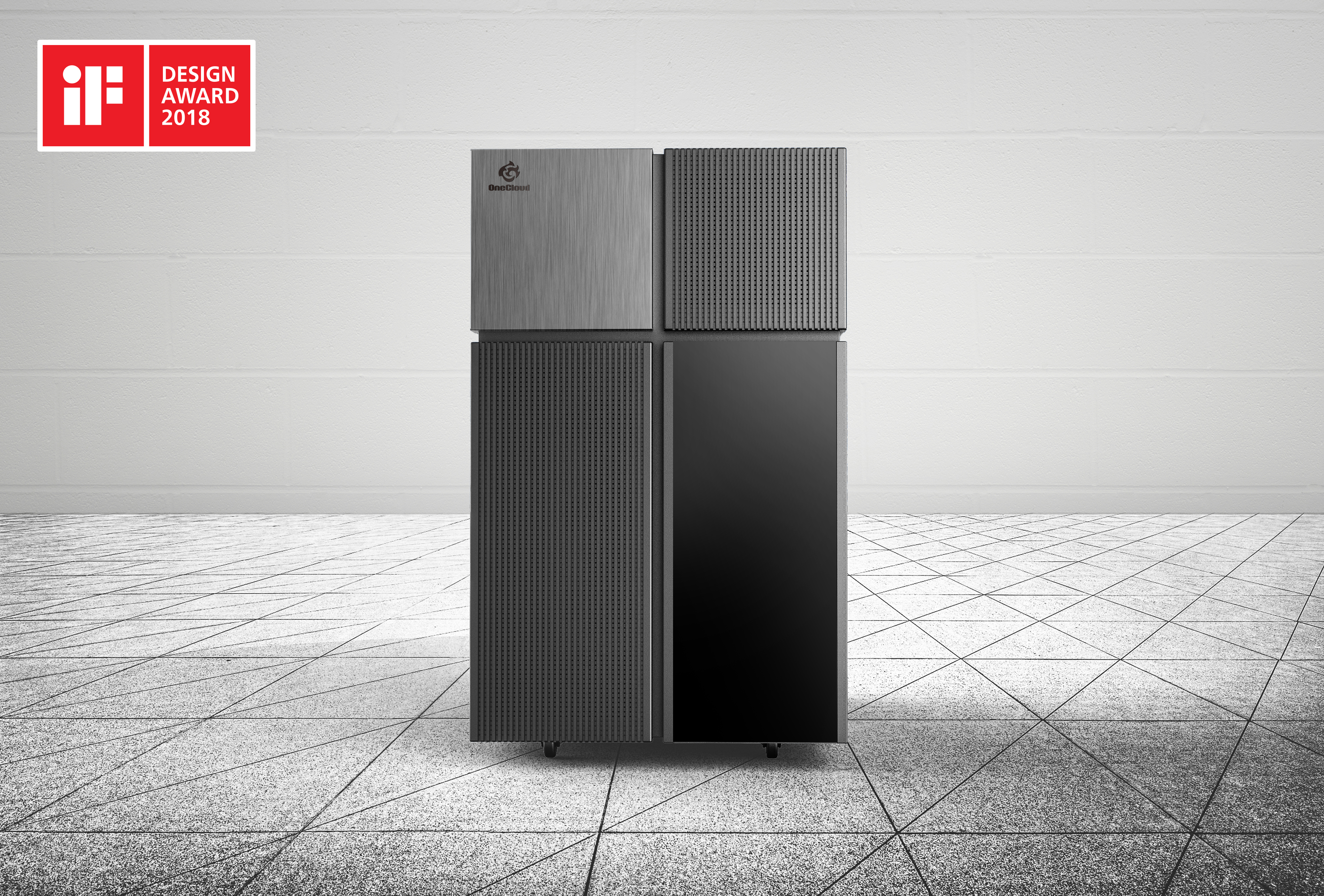 If design award，Good simple geometry，industrial design，Powerone smart basic cloud，