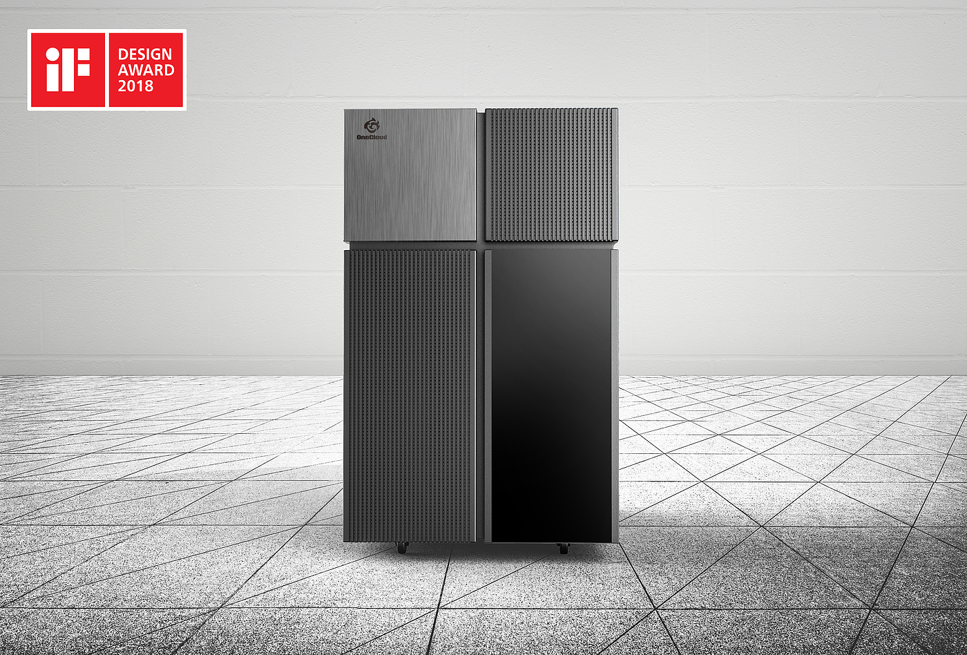 If design award，Good simple geometry，industrial design，Powerone smart basic cloud，