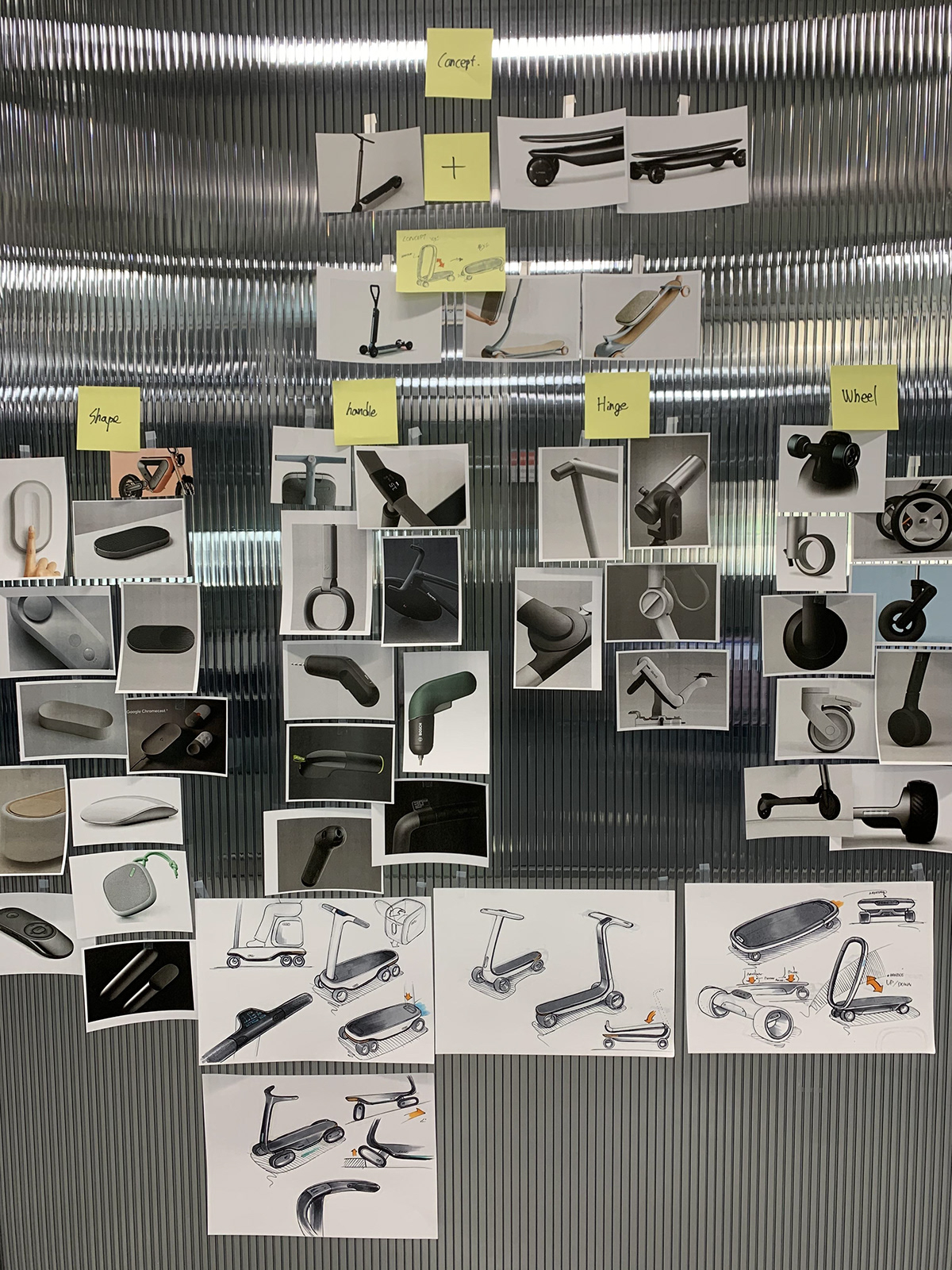 Electric Scooter，Electric scooter，conceptual design，