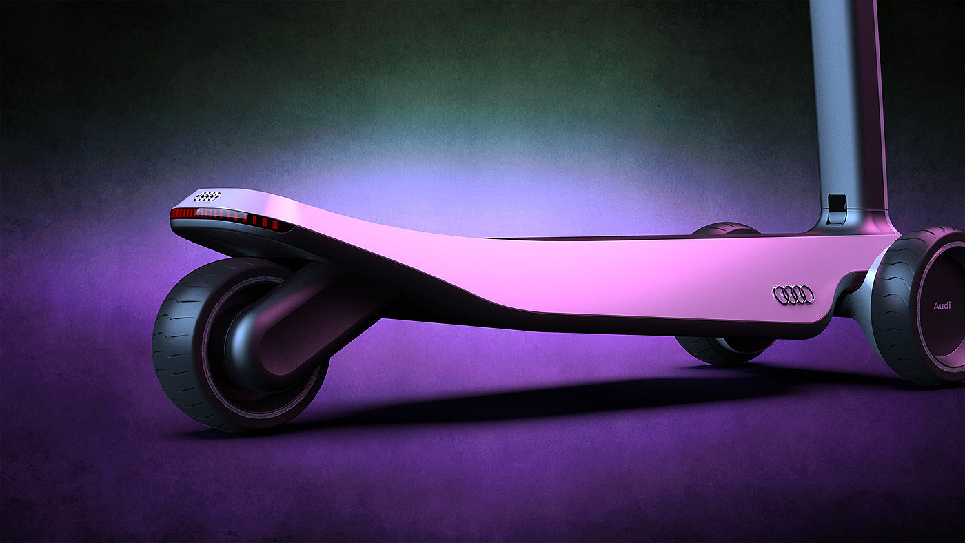 Electric Scooter，电动滑板车，概念设计，
