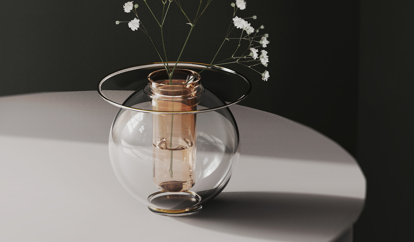 P R O P，Vase design，Glass，