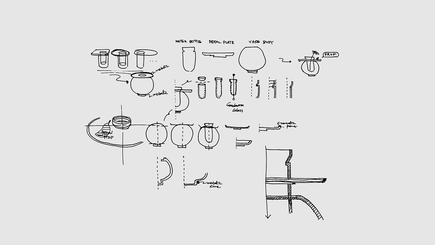 P R O P，Vase design，Glass，