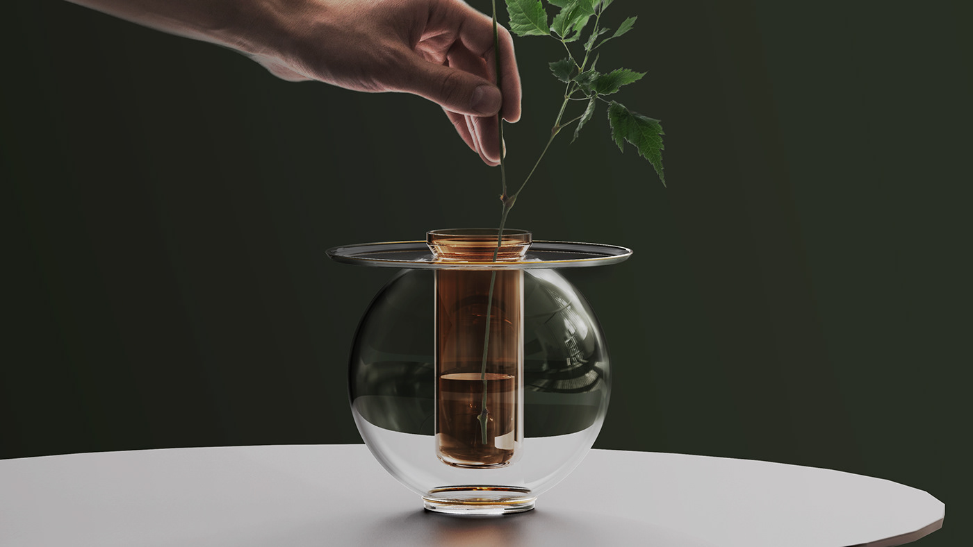 P R O P，Vase design，Glass，