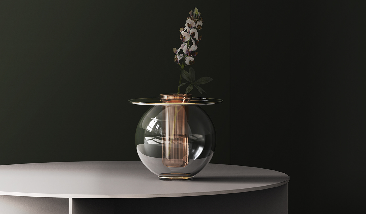 P R O P，Vase design，Glass，