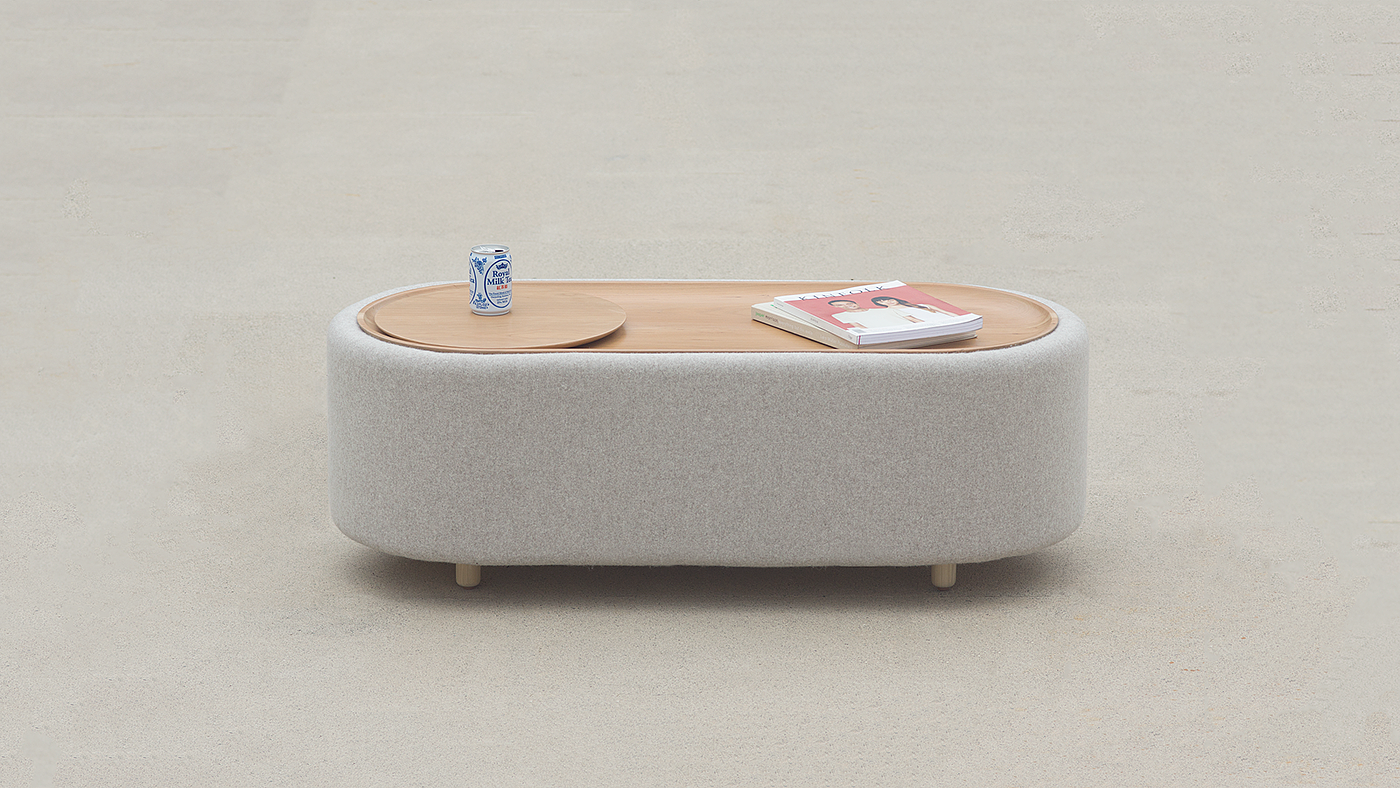 Lofe coffee table，咖啡桌，家具设计，