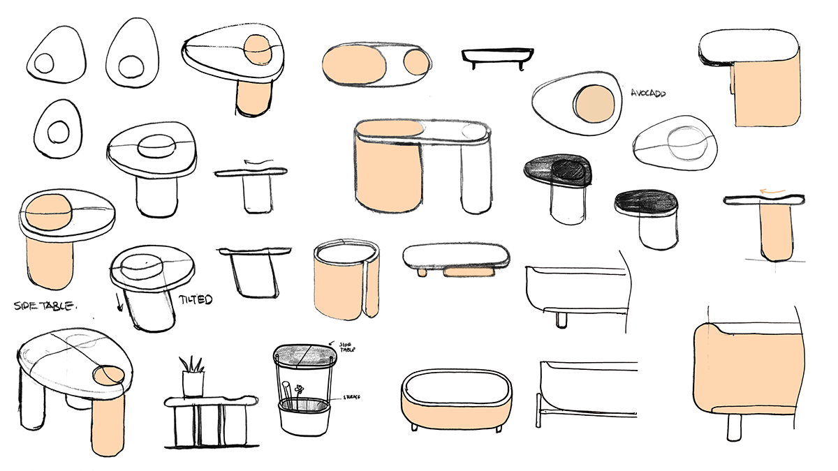 Lofe coffee table，Coffee table，furniture design ，