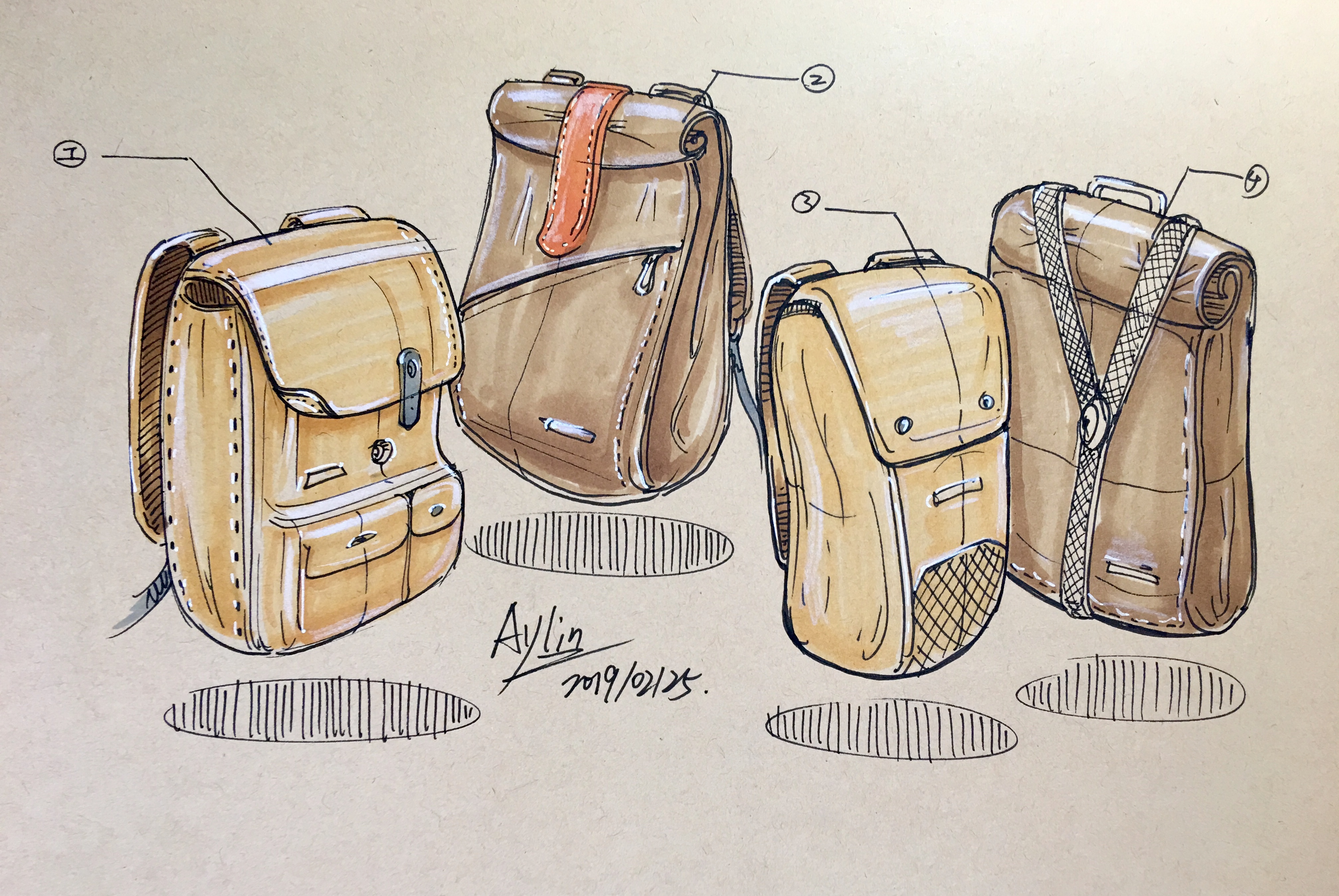 Teng Yilin，Hand drawn product design，Hand drawn industrial design，Designer's hand-painted book，Pursue dream Jiangnan Design Postgraduate Entrance Examination，