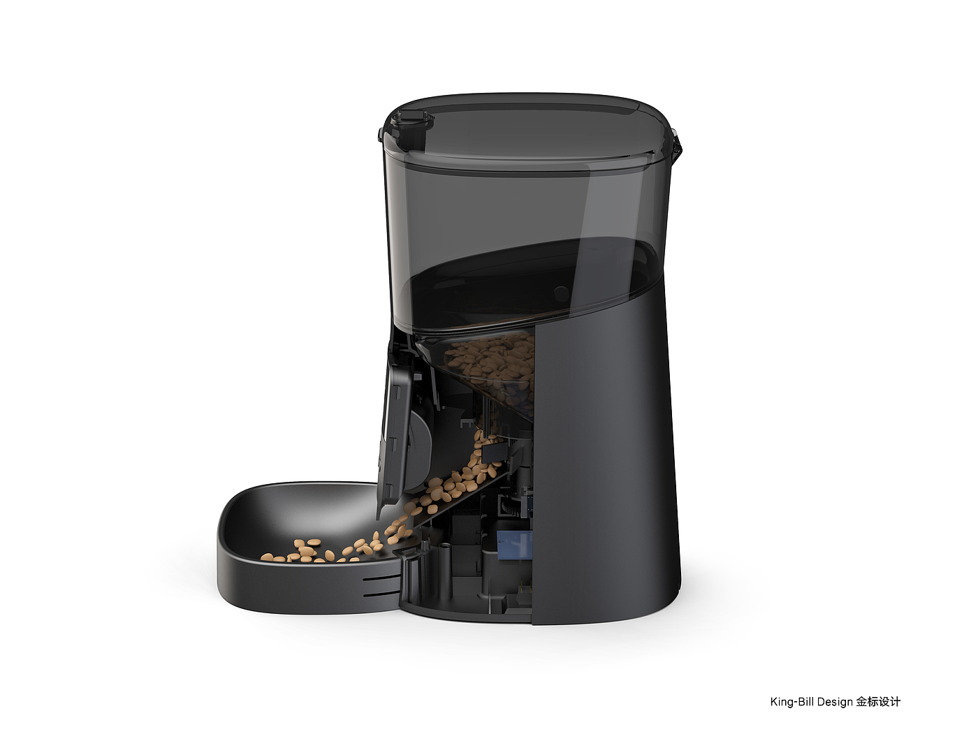 Pet feeder，Intelligent feeder，product design，industrial design，Pet Supplies & Pet，Gold standard design，Appearance design，Structural design，