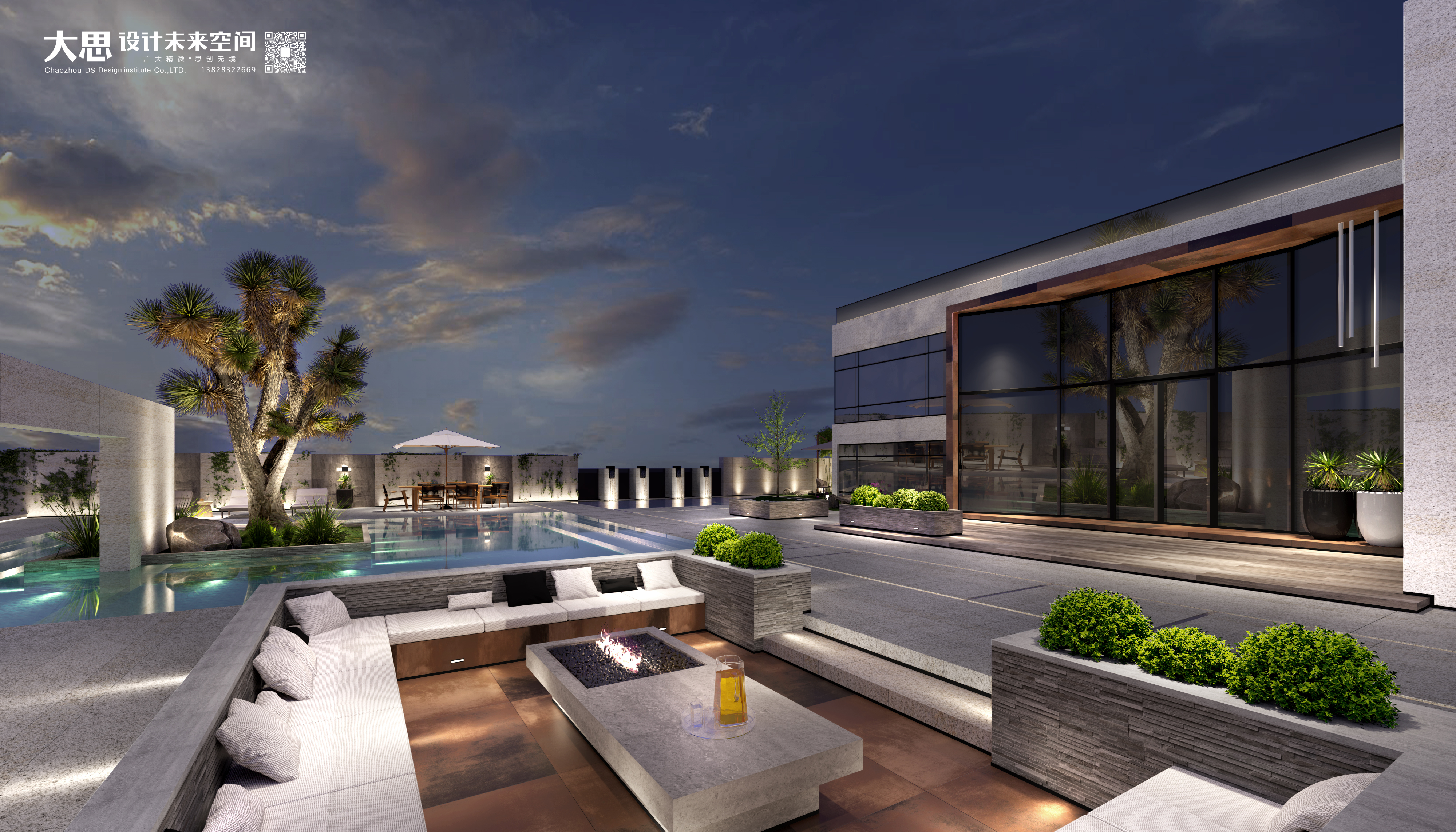 Big thinking design，Architectural appearance，Landscape，Villa design，Interior design，