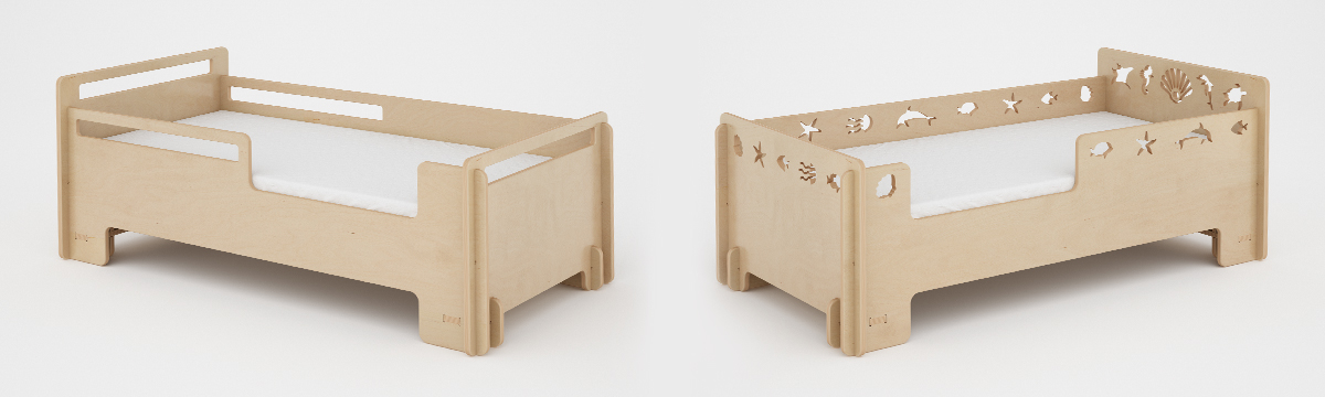 wooden ，Children bed，Minima，